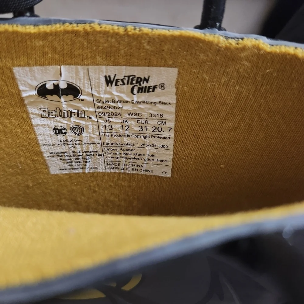 Batman Rain Boots for Kids